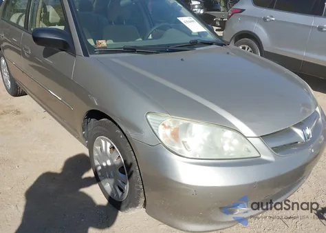 2005 Honda Civic Lx z USA, uszkodzony, nr VIN 2HGES16675H605543